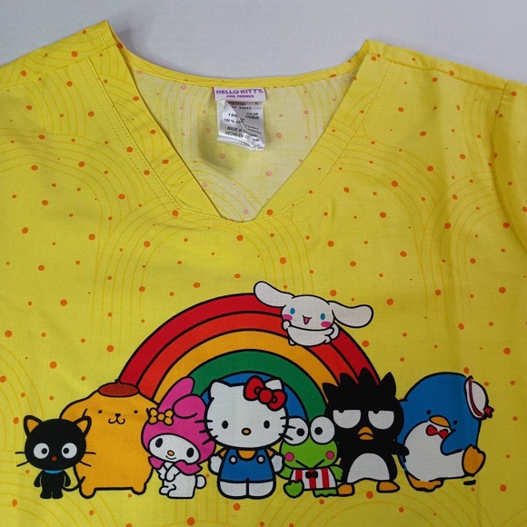 Hello Kitty and Friends Scrub Top - Picture 3 of 8
